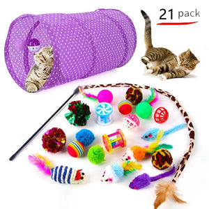 Why Your Cat Deserves the Best: Fast Shipping 21 pcs Assorted Cat Toys