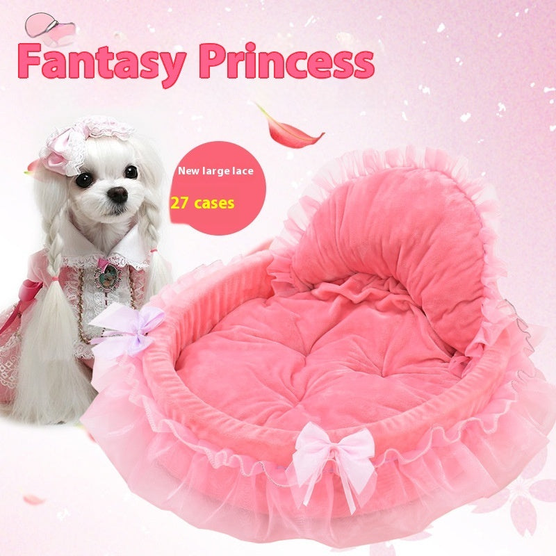 Pet Supplies Cute Princess Bed