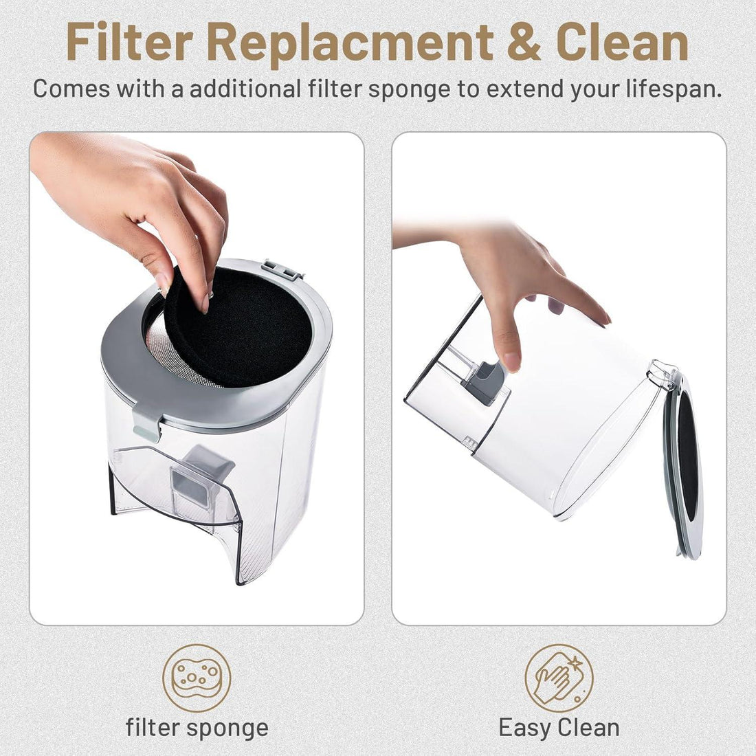 Pet Hair Cleaning Low Noise Vacuum Cleaner