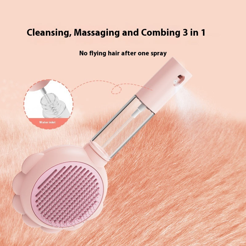 2 In 1 Self Cleaning Brush Comb