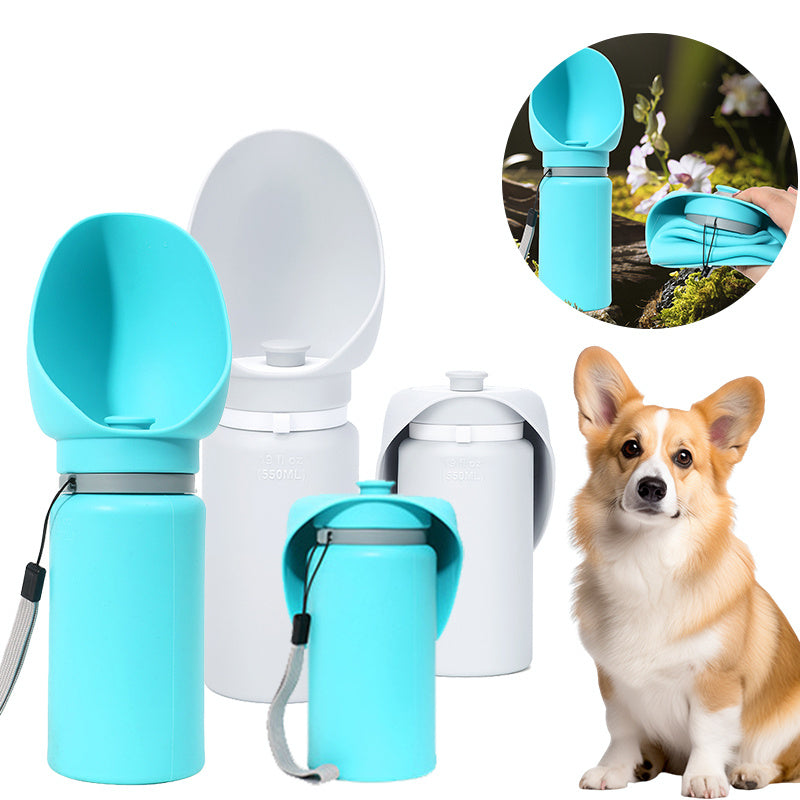 Folding Pet Outdoor Walking Travel Water Bottle
