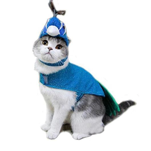 2-Piece pets Peacock Costume