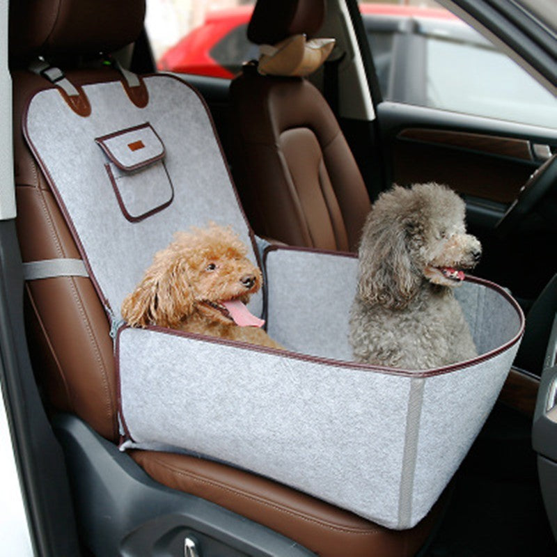 Pet Car Mat Front Seat Cushion Carrier