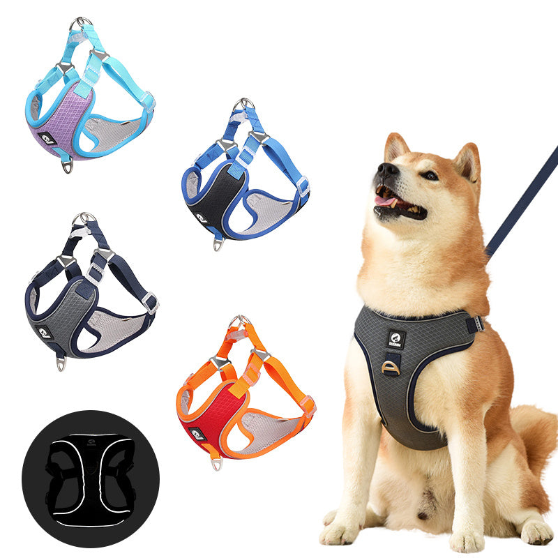 Pet Adjustable Breathable Mesh Reflective Leash