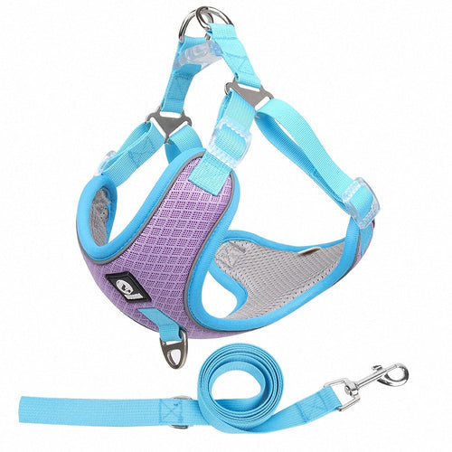 Pet Adjustable Breathable Mesh Reflective Leash