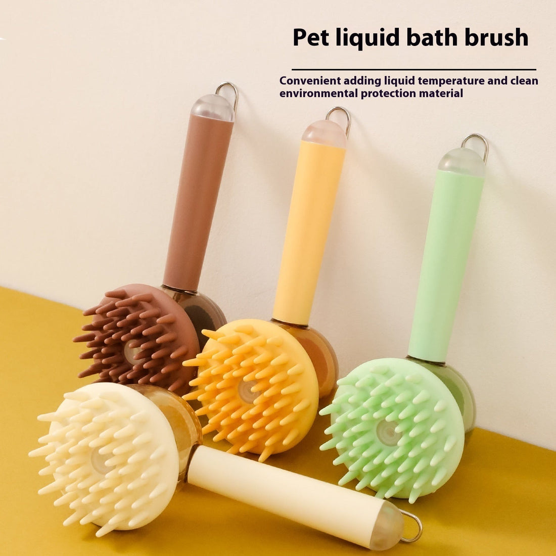 3 In 1 Pets Bath Massage Brush