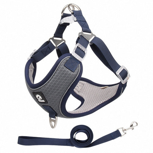 Pet Adjustable Breathable Mesh Reflective Leash