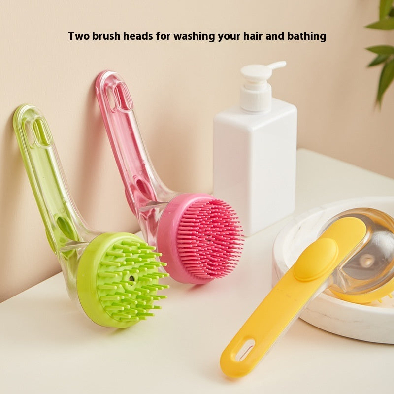 Pets Bath Brush Cleaning Brushes Long Handle