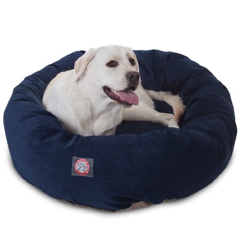 Villa Donut Pet Bed, Navy