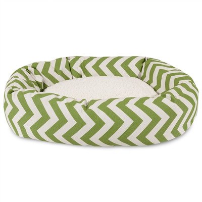 Majestic Pet Zig Zag Sherpa Donut Pet Bed