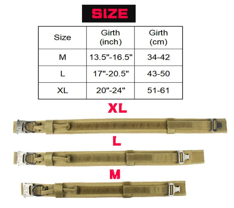 Military Dog Tactical Harness Leash