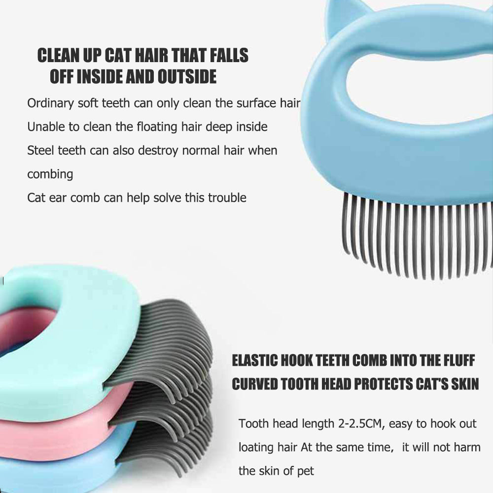 Pet Massage Grooming Brush To Remove Loose Hairs