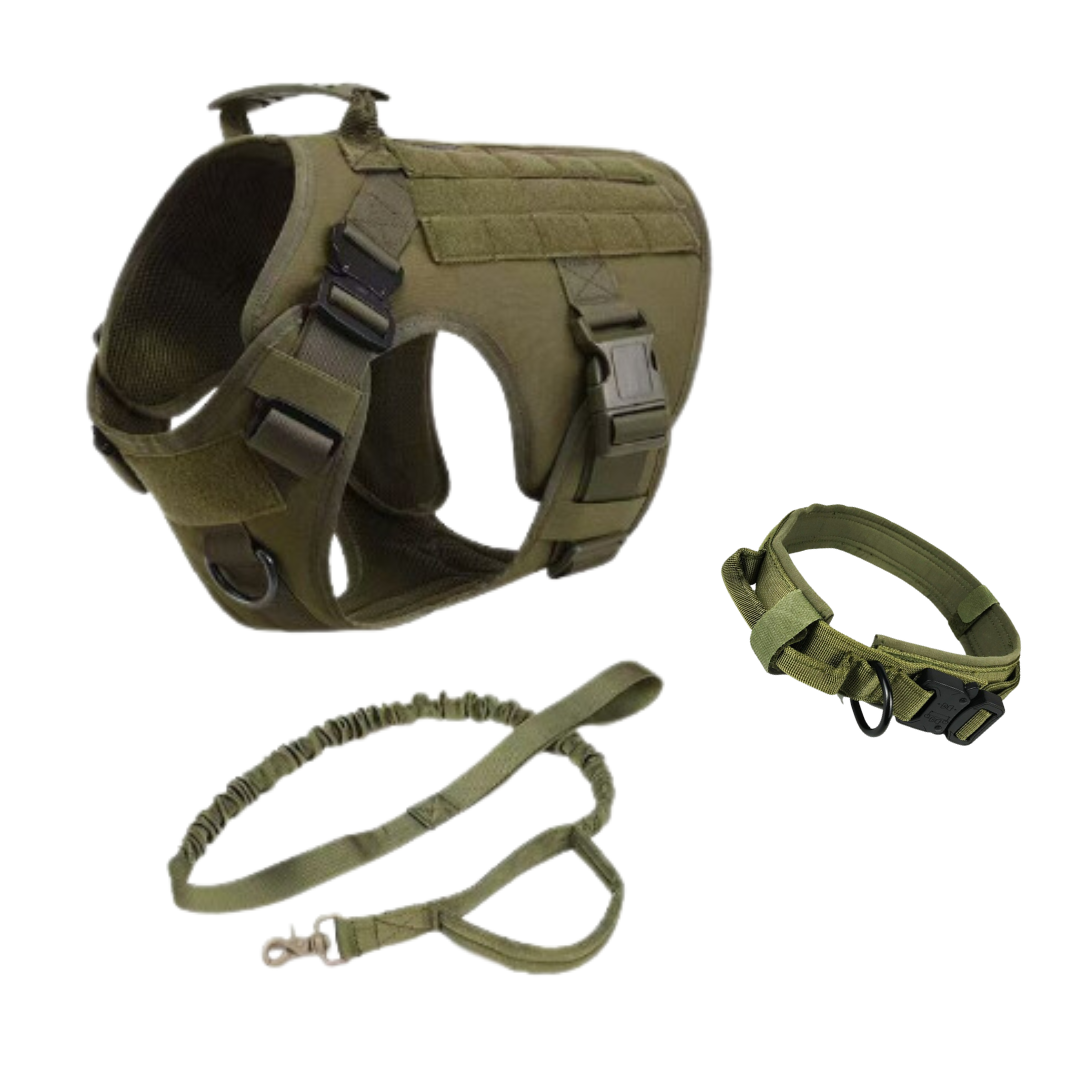 Military Dog Tactical Harness Leash