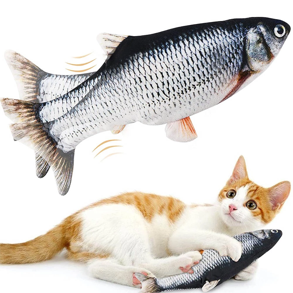 Electronic Floppy Fish Cat Toy