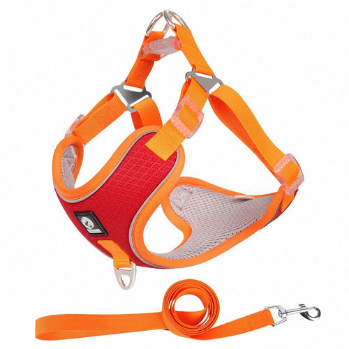 Pet Adjustable Breathable Mesh Reflective Leash