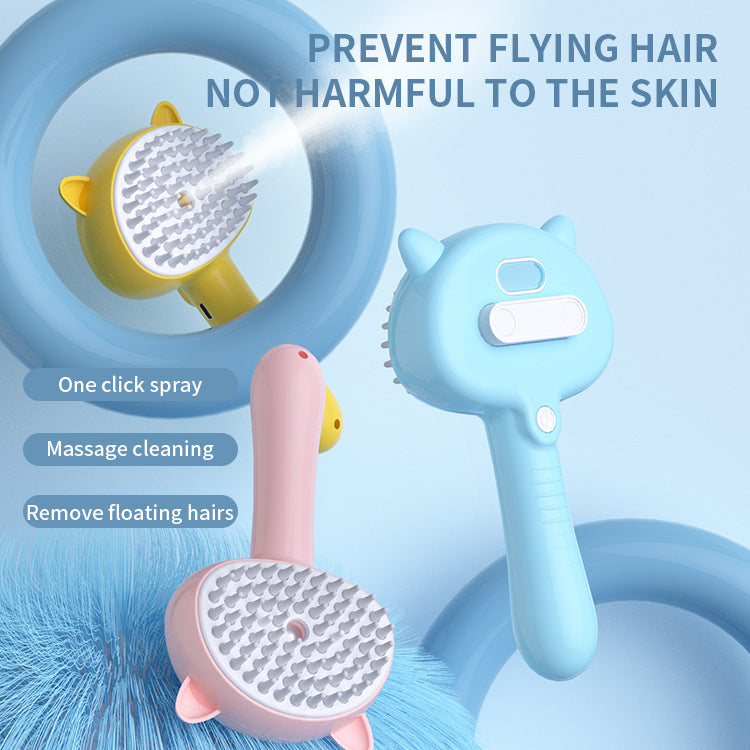Hair Cleaning Brush With Mist Multifunctional Brush