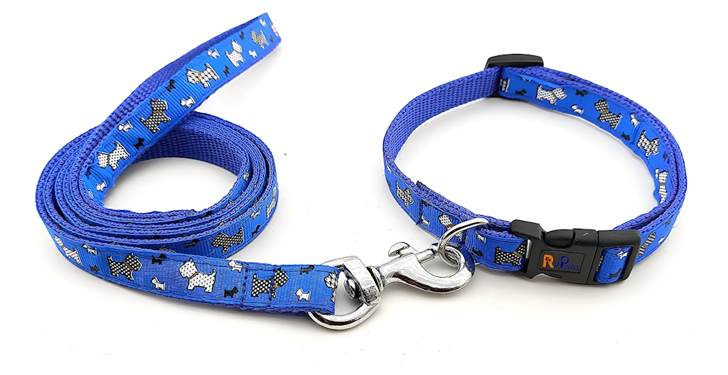 Nylon Collar Leash Set