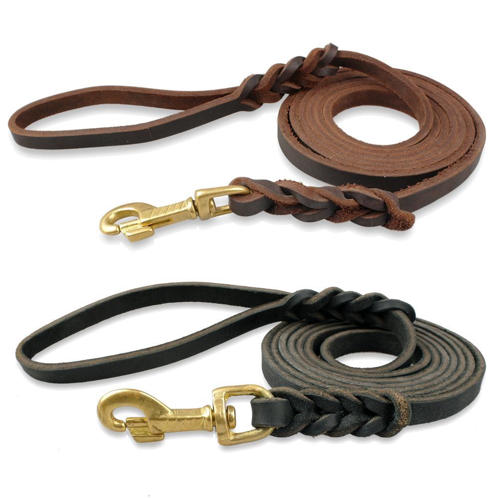 Genuine Leather Dog Leash