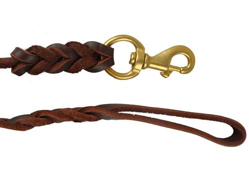 Genuine Leather Dog Leash