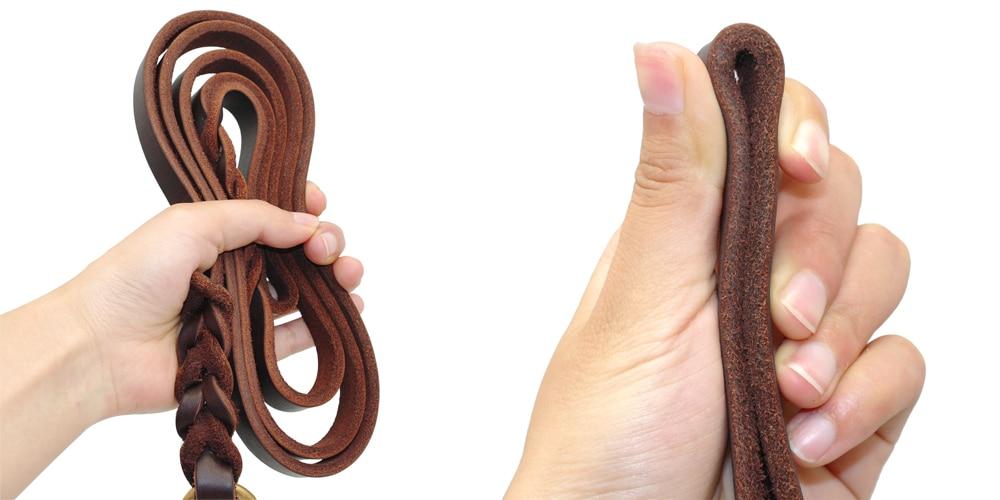Genuine Leather Dog Leash