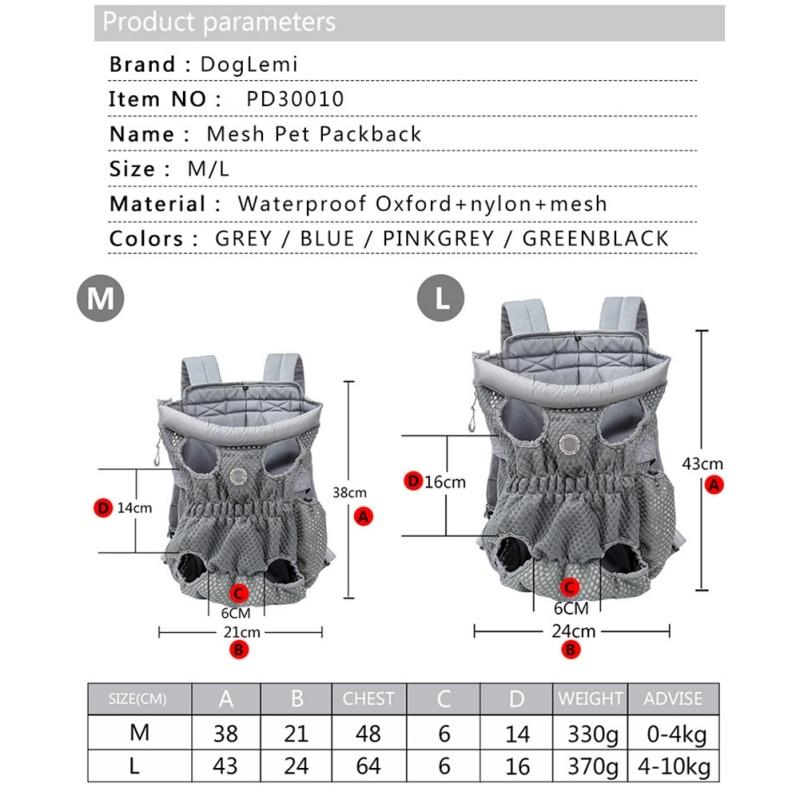 Pet Dog Carrier Backpack