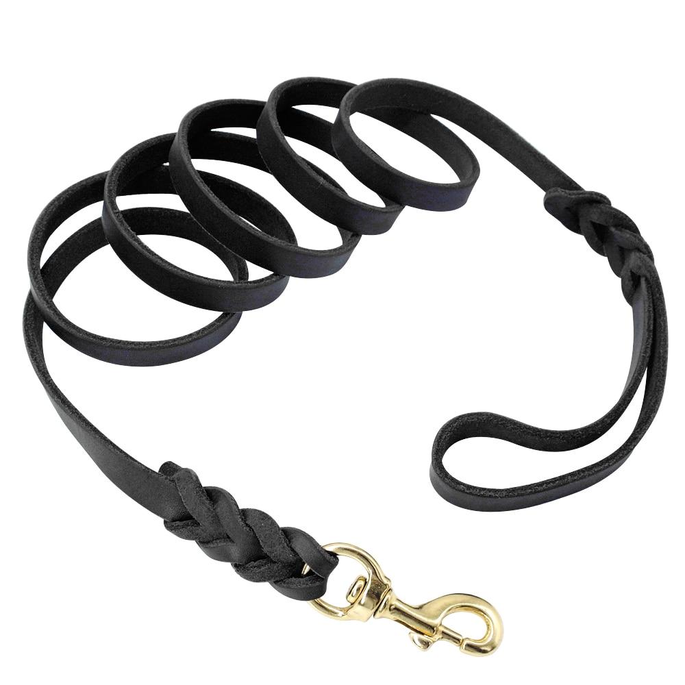 Genuine Leather Dog Leash
