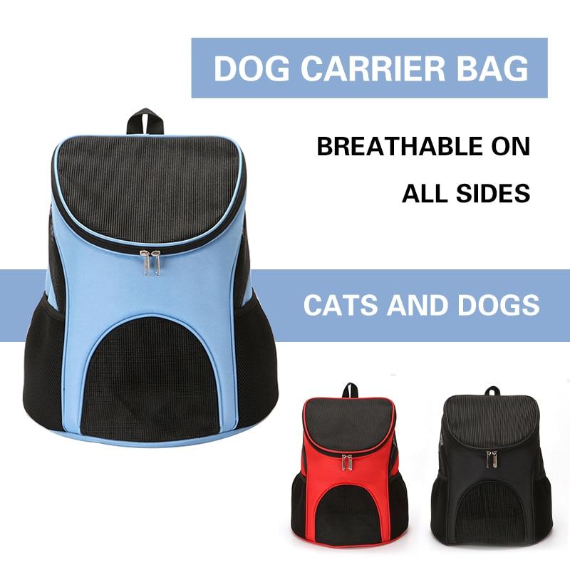 Portable Pet Breathable Mesh Double Carrier