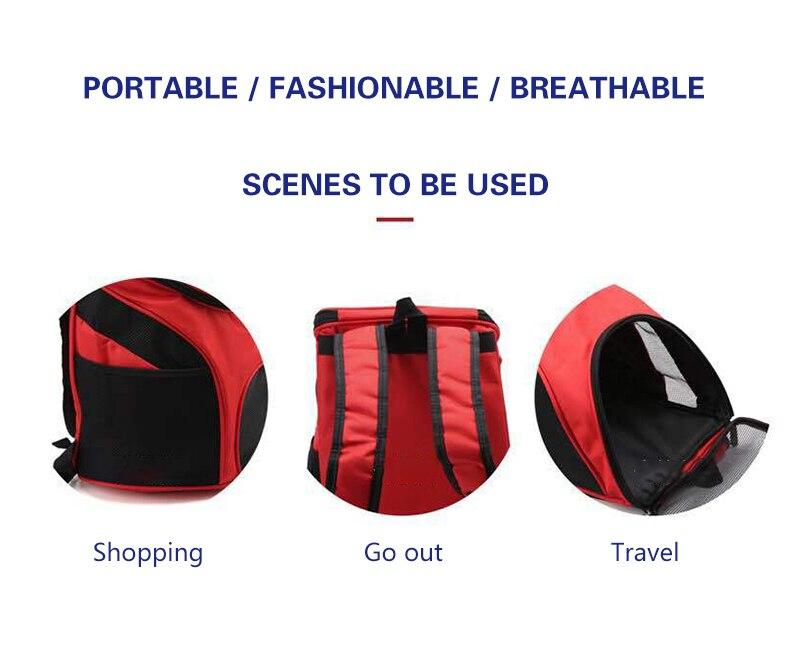Portable Pet Breathable Mesh Double Carrier