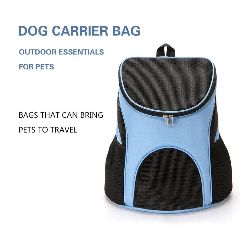 Portable Pet Breathable Mesh Double Carrier