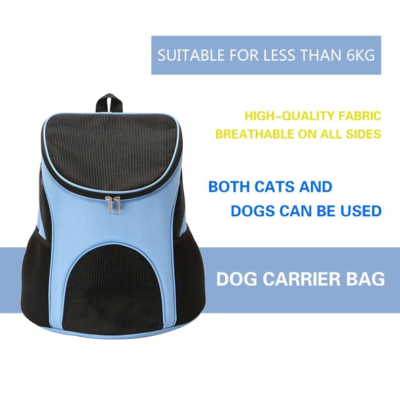 Portable Pet Breathable Mesh Double Carrier