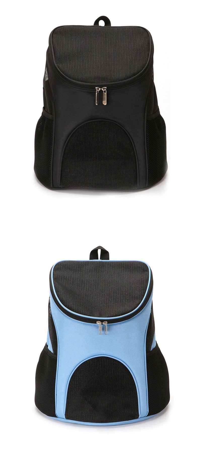 Portable Pet Breathable Mesh Double Carrier