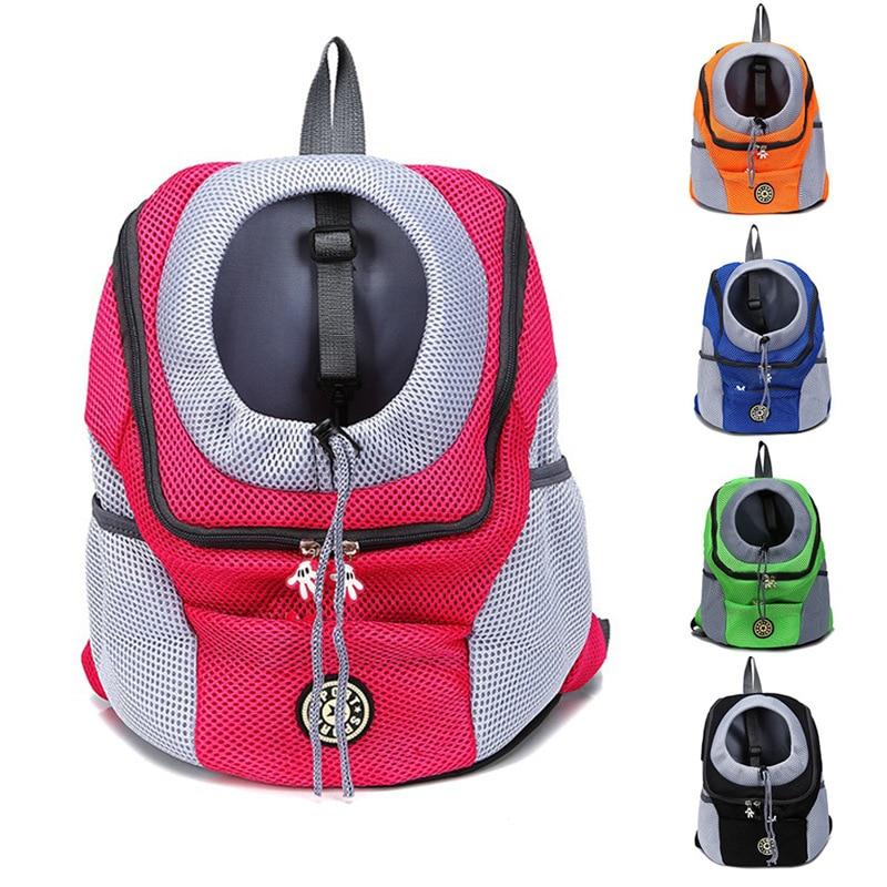 Portable Pet Breathable Mesh Double Carrier