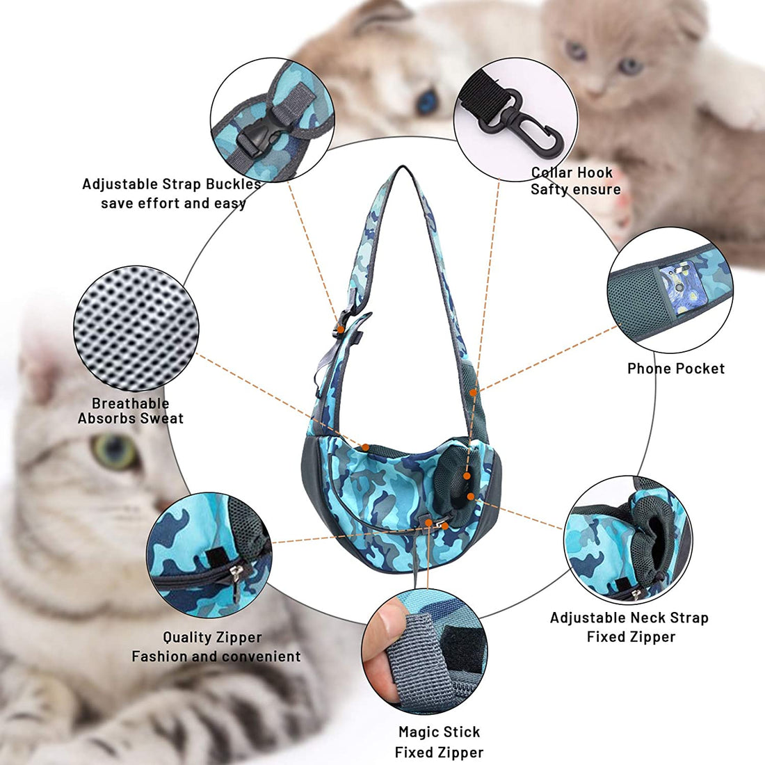 Dog Carrier Bag Breathable