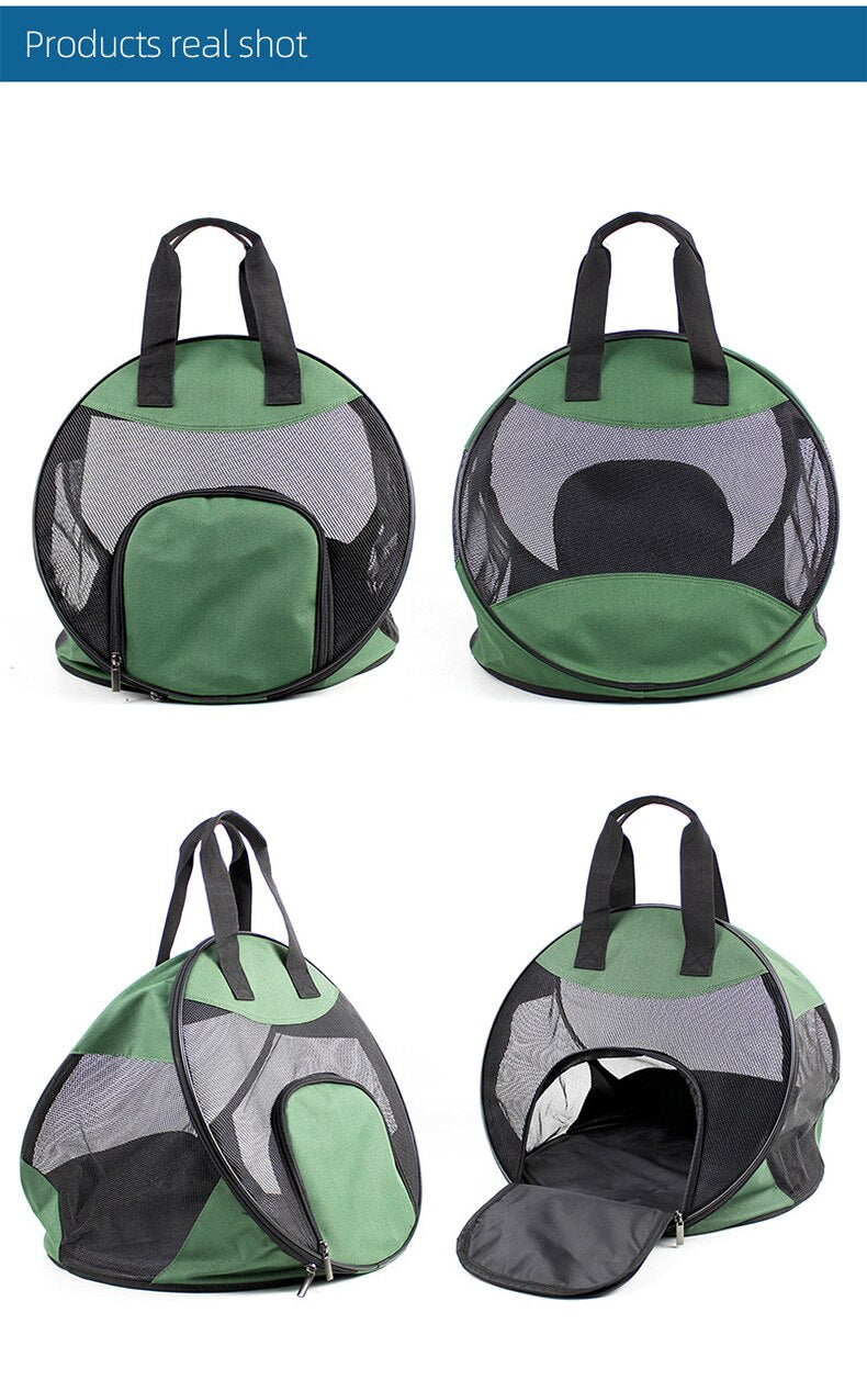 Breathable Foldable Pet Cat Carrier
