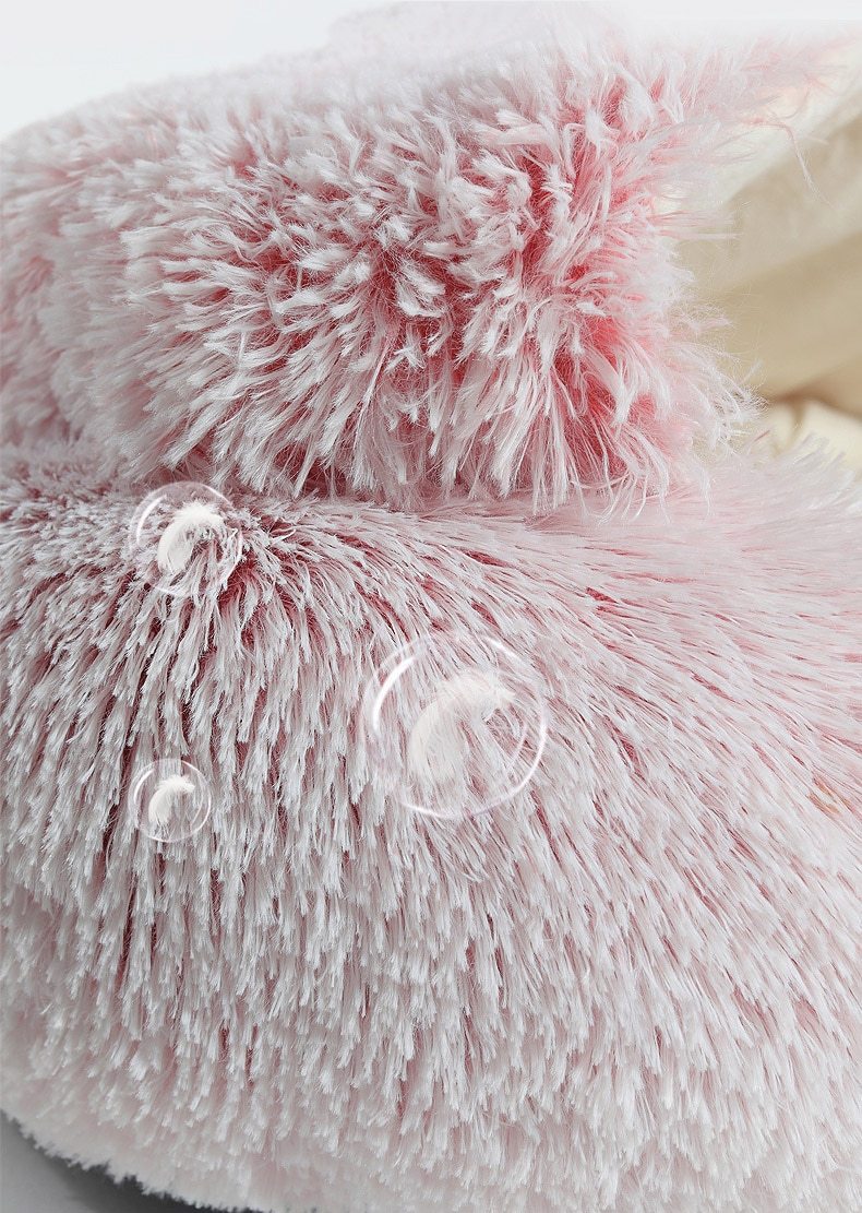 Hot Plush Round Cat Bed
