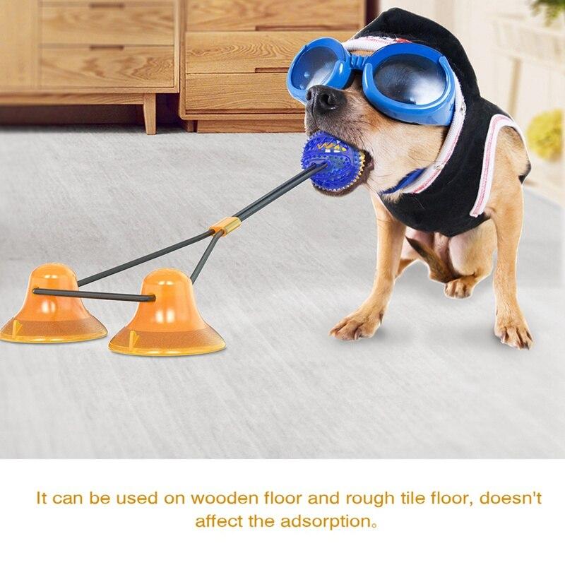 Interactive Pet Training Suction Cup Push Ball Toys