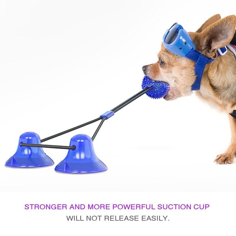 Interactive Pet Training Suction Cup Push Ball Toys