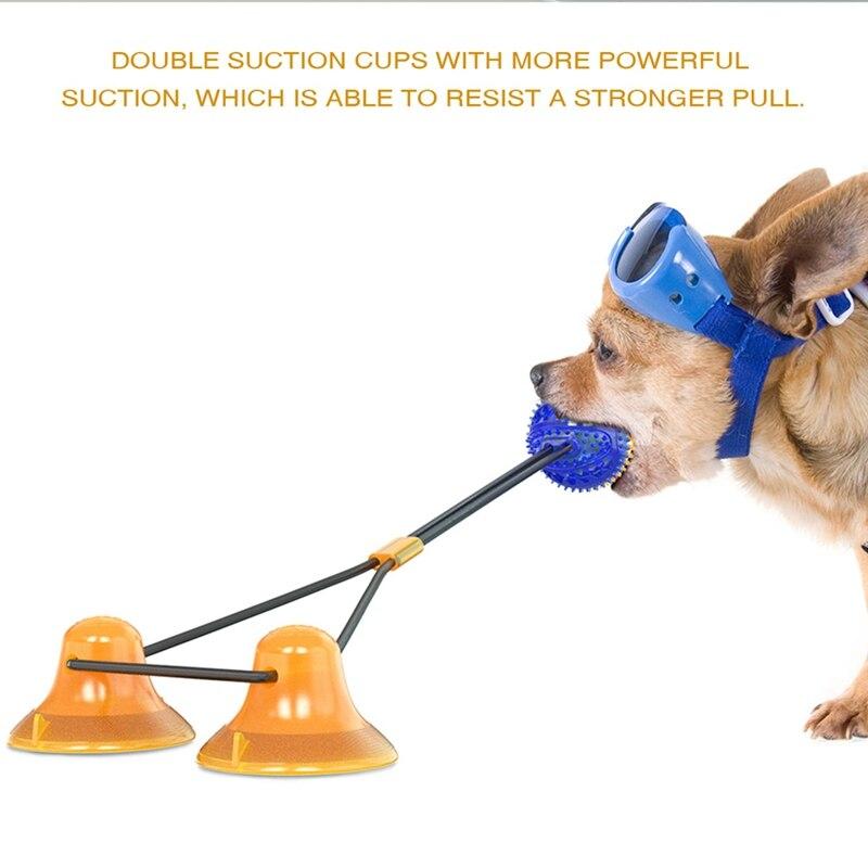 Interactive Pet Training Suction Cup Push Ball Toys